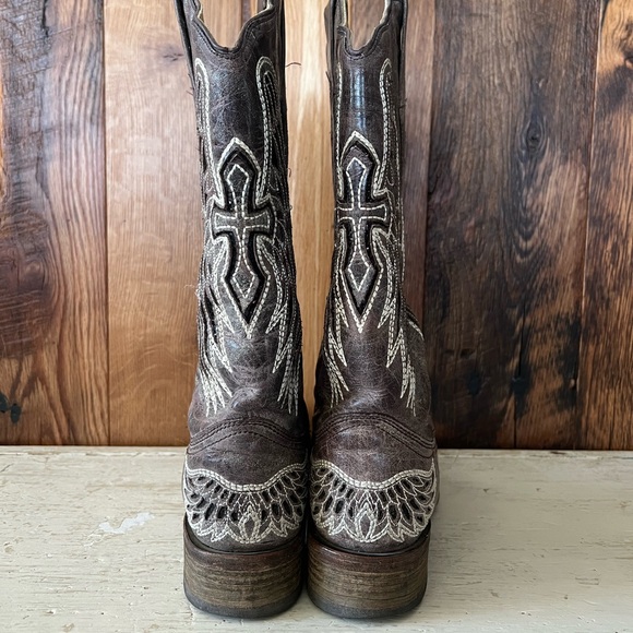 Corral Square Toe Cross Boots - Picture 5 of 5